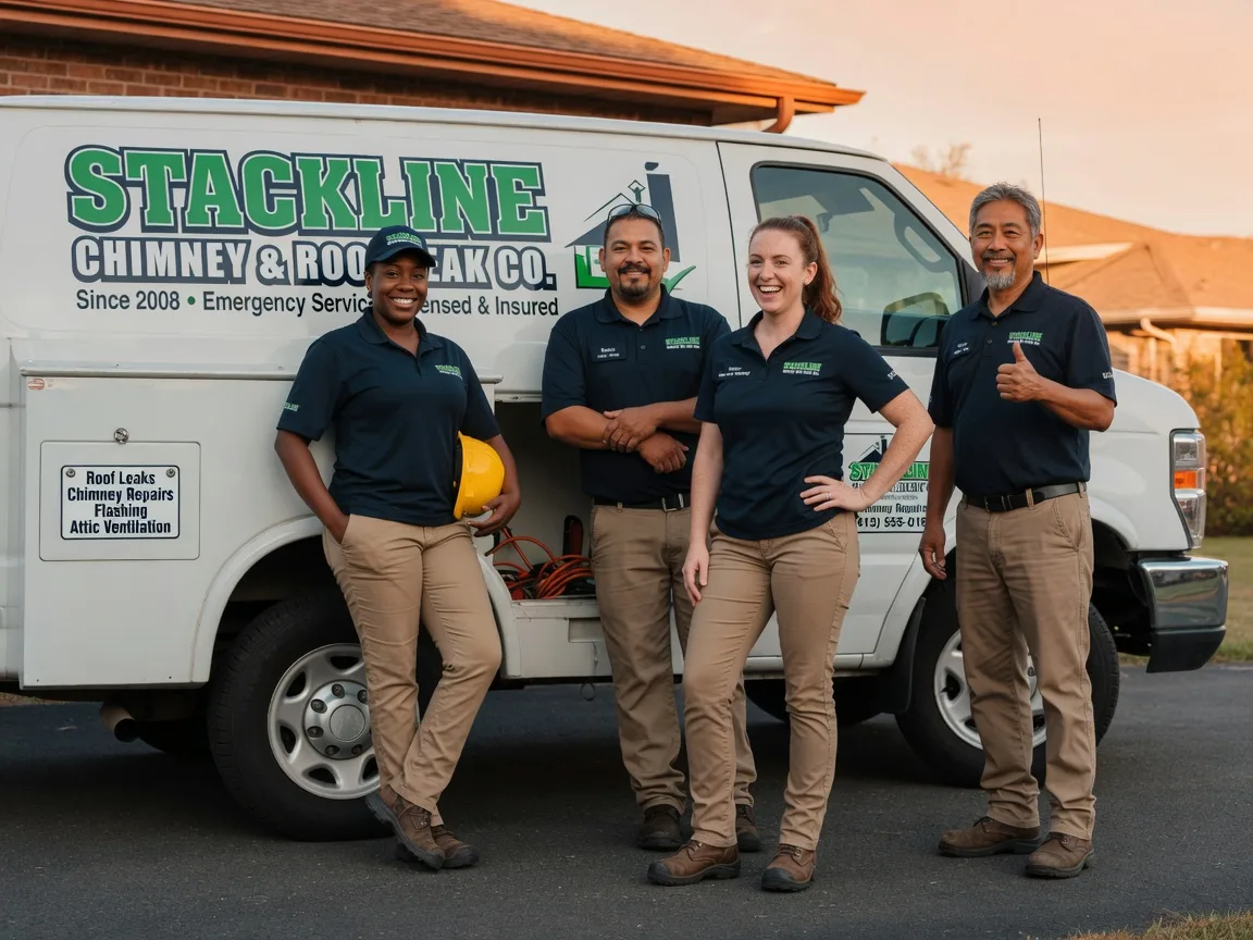 Chimney flashing repair company in Ennice, NC